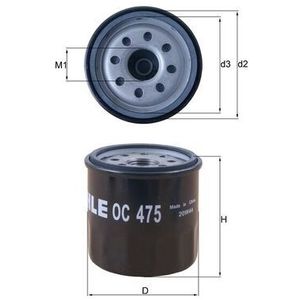 Mahle Oil Filter OC475