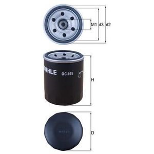 Mahle Oil Filter OC495