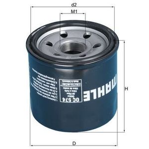 Mahle Oil Filter OC574