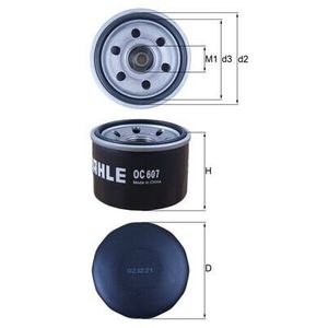 Mahle Oil Filter OC607