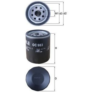 Mahle Oil Filter OC983