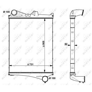 NRF Intercooler 30225
