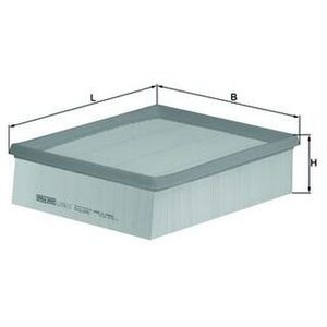 Mahle Air Filter LX742/2