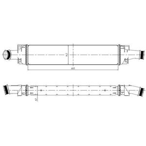 NRF Intercooler 309046