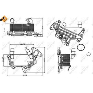 NRF Oil Cooler 31264