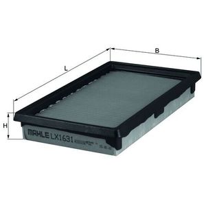 Mahle Air Filter LX1631