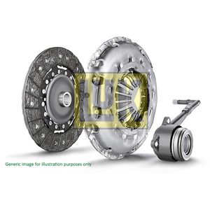 LuK Clutch Kit 3pc (Cover+Plate+CSC) 619306336