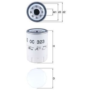 Mahle Oil Filter OC323