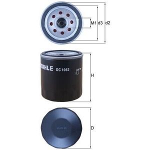 Mahle Oil Filter OC1063