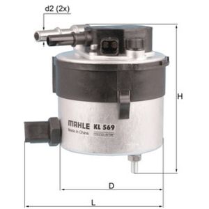 Mahle Fuel Filter KL569