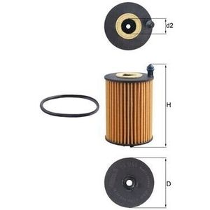 Mahle Oil Filter OX1266D