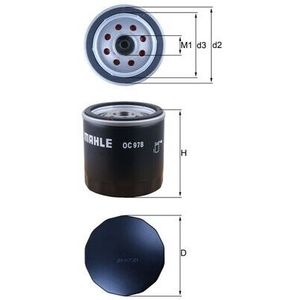 Mahle Oil Filter OC978