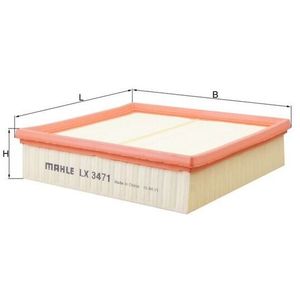 Mahle Air Filter LX3471