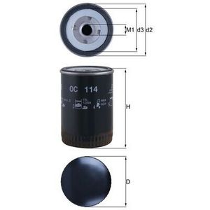 Mahle Oil Filter OC114