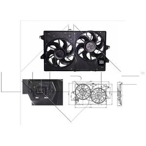 NRF Radiator Fan 47003