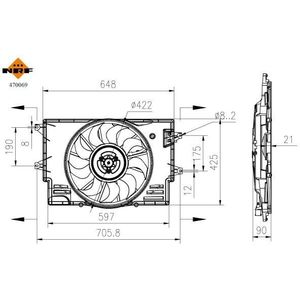 NRF Radiator Fan 470069