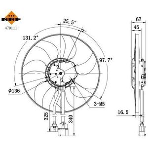 NRF Radiator Fan 470111
