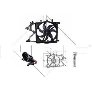 NRF Radiator Fan 47012