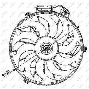 NRF Radiator Fan 47028