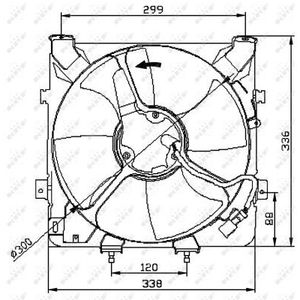 NRF Radiator Fan 47041