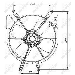NRF Radiator Fan 47042