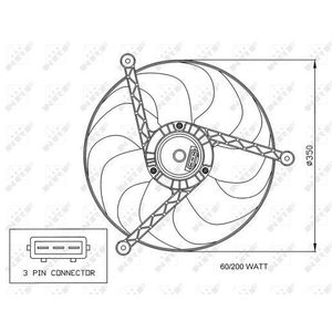 NRF Radiator Fan 47057