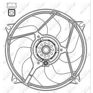 NRF Radiator Fan 47069