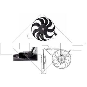 NRF Radiator Fan 47381