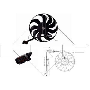 NRF Radiator Fan 47392