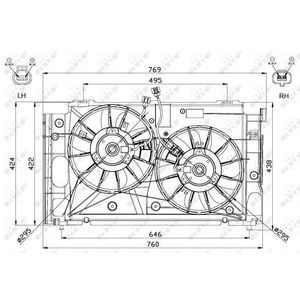 NRF Radiator Fan 47568