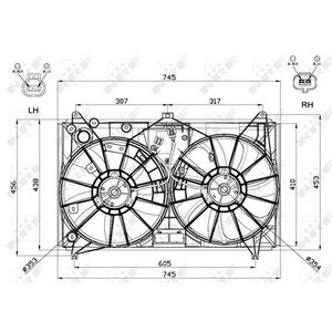 NRF Radiator Fan 47581