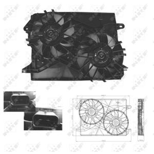 NRF Radiator Fan 47674