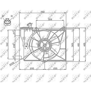 NRF Radiator Fan 47746