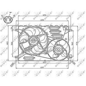 NRF Radiator Fan 47754