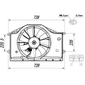 NRF Radiator Fan 47939