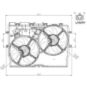NRF Radiator Fan 47945