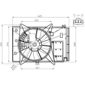 NRF Radiator Fan 47949