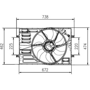 NRF Radiator Fan 47950