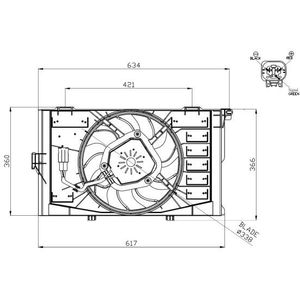 NRF Radiator Fan 47952