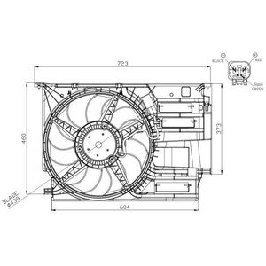 NRF Radiator Fan 47954