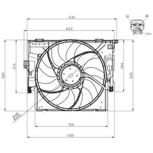 NRF Radiator Fan 47956