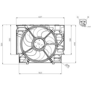 NRF Radiator Fan 47960