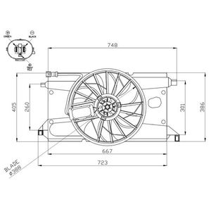NRF Radiator Fan 47961