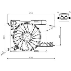 NRF Radiator Fan 47966