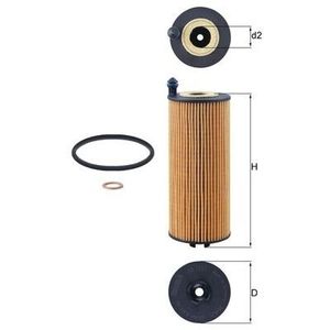 Mahle Oil Filter OX1302D