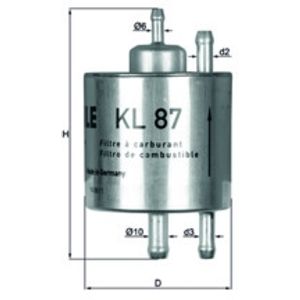 Mahle Fuel Filter KL87