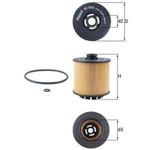 Mahle Oil Filter OX1312D