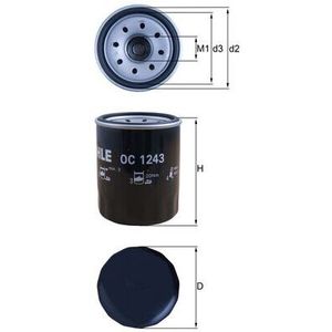 Mahle Oil Filter OC1243