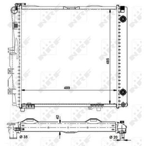 NRF Radiator 504258