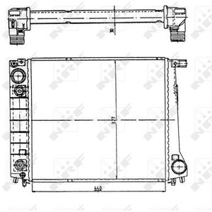 NRF Radiator 51350